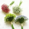Babysbreath Yapay Çiçekler Sahte Gypsophila DIY Çiçek Buketleri Düzenleme Düğün Ev Bahçe Parti Dekorasyon Set başına 16 adet