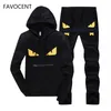 Mens Set 2PC Spring Autumn Sportswear Casual Tracksuit Male Sweatshirt Hoodies Pans Suit Moleton Masculino