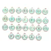 26pcs / lot 12 15mm Nouvelle Arrivée Émail A-Z Alphabet Lettre Initiale Charmes Pendentif À La Main Pour Bracelet À Bricoler Soi-même Fabrication De Bijoux 310I