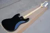 工場卸売4文字列青い電気ベースギター、アクリルピックガード、メープルのフィンガーボード、炎メープルベニア