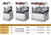 Gratis frakt kommersiell frusen dryck is slush maskin is smoothie maker granita slush slushie maskin 3 tank 45l 220V / 110V
