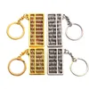 Metal 8-versnellingsbak 6-versnellingen Abacus Keychain Creative Car Key Pendant Business Advertising Promotie Kleine geschenken Groothandel Groothandel