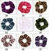 Scrunchies الشعر المخملية مرونة hairbands scrunchy الحبال للنساء أو الفتيات اكسسوارات الشعر