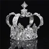 Królewska królowa król tiaras crown men okrągły diadem nałas ślubny i korony