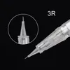 1 stks Bajonet Cartridge Naald 1D 1R 2R 3R 3F 5R 5F 7R 7F voor Micropigmentatie Apparaat Permanente Make-Up wenkbrauw lip tattoo pen WS201