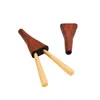 Nuovo strumento classico per tabacco in legno a doppio foro per pipa in legno transfrontaliero