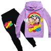 Kinder Trainingsanzug Jungen Casual Kleidung Set Kostüm Me Contro Te Sport Anzug für Mädchen Teen Langarm Sweatshirt Hoodies + Hose