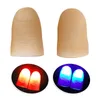Jasne palce światła Zamknij kciuki Palce Trick Magic Light Glow LED Fingers Lame Toys 2000pcs