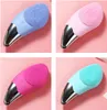 Mini Home Gebruik Elektrische Diepe Cleansing Facial Brush USB Oplaadbare Handheld Sonic Silicone Face Borstel te koop