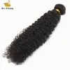 Afro Curly 3A 3B 3B Pacotes de Cabelo Tece trama Remy Humanhair Natural Black Color