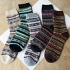 Heren Dames Kinderen Herfst en winter vintage konijnenwollen sokken voor heren hoogwaardige comfortabele nationale windwarme sokken