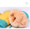 Hiver Kids mitten bébé garçons filles gants gants chauds en corde acrylique gants tout-doigt tricotant les mitaines épaisses 24 y7705718