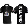 Islandia Młodzież Młodzież DZIECKA Numer Niestandard Numer Polo Shirt Nation Flag Is Islandrair Islandic Country College Print Photo Ubranie