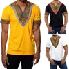 2020 roupas masculinas africanas estilo Dashiki impressão de algodão tops homem camiseta 15727646