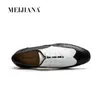 MEIJANA MISE MENS MENS CHAUSSURES EN CUIR CONFORT CONFORME NOIR LTALIAN Hommes Chaussures