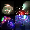 Sun And Star Lighting Lamp 4 LED Bead 360 Degree Romantic Room Rotating Cosmos Star Projector With 59 Inch USB Cable