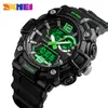SKMEI Military Sports Watches Men Fashion Dual Display Digital Watch Waterproof Luminous Quartz Wristwatch montre homme 1529 T200113