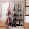 Aufbewahrungsboxen mit 6/8 Taschen, faltbar, zum Aufhängen, für Handtaschen, Geldbörsen, großer klarer Halter, Anti-Staub-Organizer, Rack, Haken, Aufhänger1