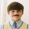 Party Costume Fake Mustache Moustache Halloween dress up party props Funny Fake Beard Whisker Party Costume for Adult Kids Toys 6pcs/set