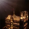 Iron Star 3D Metal Puzzle Notredame de Paris Model Model Model DIY 3D Laser Cut Model Puzzle dla dorosłych Y2003173535664