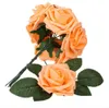 2019 Verkäufe !!! Freies Verschiffen 50pcs PET Schaum Rose Flower Light Orange