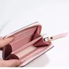 Designer wallets portefeuille card holder coin pouch leather long wallet for women organizer wallet purse lady money bag zipper pouch coin pocket clutch dicky0750