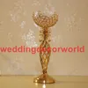 Novo estilo de Ouro Castiçais De Metal Candelabro De Flores Vaso Mesa de Centro de Mesa Evento Flor Cremalheira Da Estrada Chumbo Decoração Do Casamento decor0778