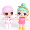 9CM Dolls LoL con biberon PVC americano Kawaii Giocattolo dei bambini di azione del Anime figure realistiche Reborn bambole per le ragazze 8pcs / lot bambini Giochi