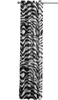 Nowoczesne zasłony przelotowe Tulle Czarny Zebra Fale Design Curtain Sheers Panel Zasłony Do Salonu Okno Decor 1 Sztuk / partia