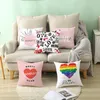 Make up Carta Imprimir Pillowcase Casal amante amor você imprime fronha 45 * 45 centímetros Valentines Day Pillowcase