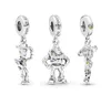 Pasuje Pandora Bransoletki 20 sztuk Cartoon Zabawki Emalia Wisiorek Charms Koraliki Silver Charms Koralik Dla Kobiet DIY Naszyjnik Europejskiej Biżuteria