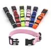 Dog Collar 6 Colors Nylon Dog Collars With Quick Snap Buckle Adjustable Neck Strap Dog Cat Pet Collar