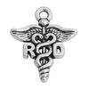 Fashion Alloy CVT RVT MLT LMT LMSW LCSW CCRN CRNA RDMS ICU PBT DMS MSN HHA FNP SW CNM DVM PAC Medical Symbol Charms 19*23mm