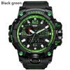 New Smael Relogio Men's Sports Watches LED CHRONOGROGraph armbandsur Military Watch Digital Watch Good Gift for Men Boy D285p