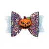 2020 Nieuwe schattige pompoen glitter haarclip voor meisjes haarclips Halloween haarspelden Kinderen Kids Barrettes Haaraccessoires M1898