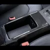 Car Center Console Armrest Storage Box Frame Decoration Cover Trim ABS för Audi A3 8V 2014-18 Interiör kolfiberstil301m