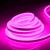Neon Rope LED Strip Light Single Color 100 meter utomhus IP67 2835 SMD Belysning 120leds / m Lågspänning Cuttable vid 1 Meter
