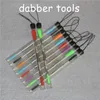 Outil de dabber de cire ego evod atomiseur cigarette fumer 120mm outils de dab en acier inoxydable ongles en titane dabbers d'herbes sèches