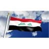 Irak flagga 3x5 ft tryckt polyesterfluga 90x150 cm Irak National Flag IRQ Country Banner Flaggor