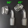 4mm Dikke Club 10mm 14mm 18mm Quartz Nail 45 90 Degrees 100% Pure Quartz Banger Nail Domeloze Nagel Roken Kom voor Glass Bongs