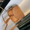 Classic Vintage Woven Saddle Bag Women Handbags Purses Suede Braided Cowhide Rivet Tassel Shoulder Bags Crossbody Messenger bag