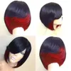 Prix usine perruques de cheveux humains brésilien Bob Cut Grade vierge Remy cheveux humains pleine perruques pour les femmes noires Xiuyuanhair