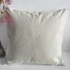 100pcs/lot ANY SIZE Natural Gray Linen&Cotton Blend Pillow Cover blank Natural Flax Pillow Case Thick Raw Linen cushion Cover for DIY paint
