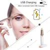 5 Colors USB Electric Eyebrow Trimmer Makeup Mini Eye Brow Shaver Razor Portable Epilator Facial Hair Remover for Women7929924