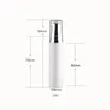 5ml 10ml Empty Cosmetic Airless Pump Lotion Bottle Mini Refillable Beauty Container with pump clear cap F567