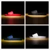 med låda hett märke Herr Beach Slide Sandals Scuffs 2021 lyxiga Tofflor Herr Mode slip-on designer sandal US 7-12