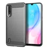 Carbon Fiber Texture Slim Armor Borstat TPU Väska För Xiaomi CC9E CC9 Pro A3 Lite RedMi Y3 K20 Pro RedMi 8 8A Not 8T 100PCS