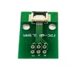 6-stift 0.5mm FPC / FFC PCB-kontaktuttagsadapterbräda, 6P Flatkabel ensidigt uttag för LCD-skärmgränssnitt