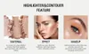 4 cores Highlighter paleta maquiagem rosto contorno em pó bronzer compõem blusher profissional blush palette cosméticos