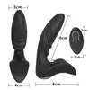 Massageador masculino Vibrador sexual Anal Masturbador Adulto Toy Wireless Control A76